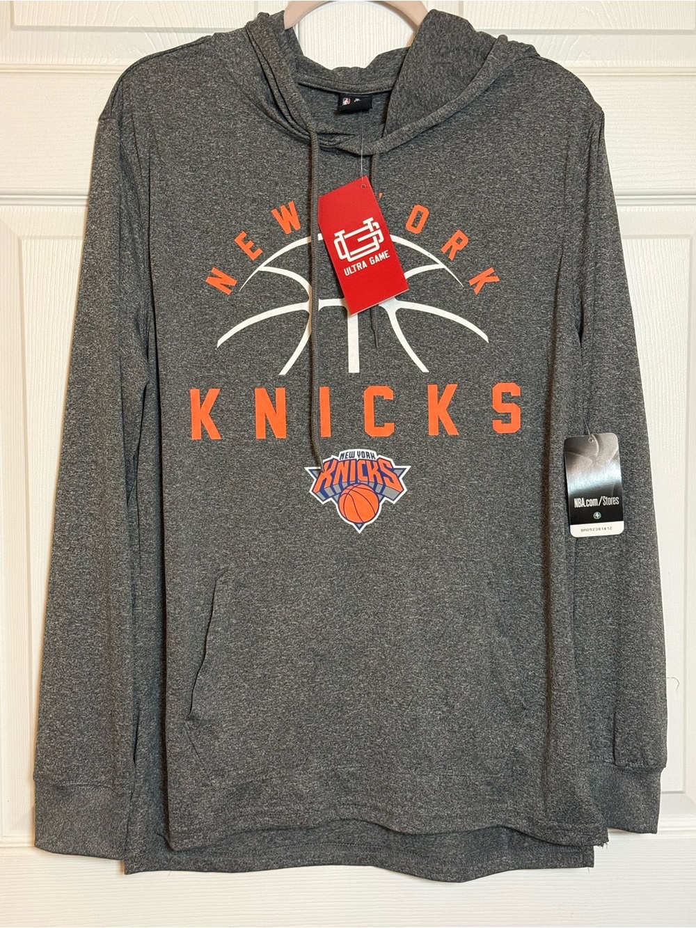 New York Knicks Gray Hooded Pullover